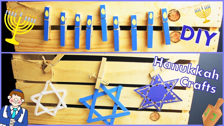 DIY Hanukkah Crafts For Kids & Adults - Star Of David & Menorah Craft