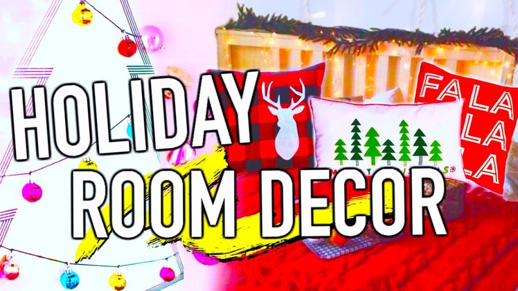 DIY Holiday Room Decorations! Easy DIY Christmas ideas!
