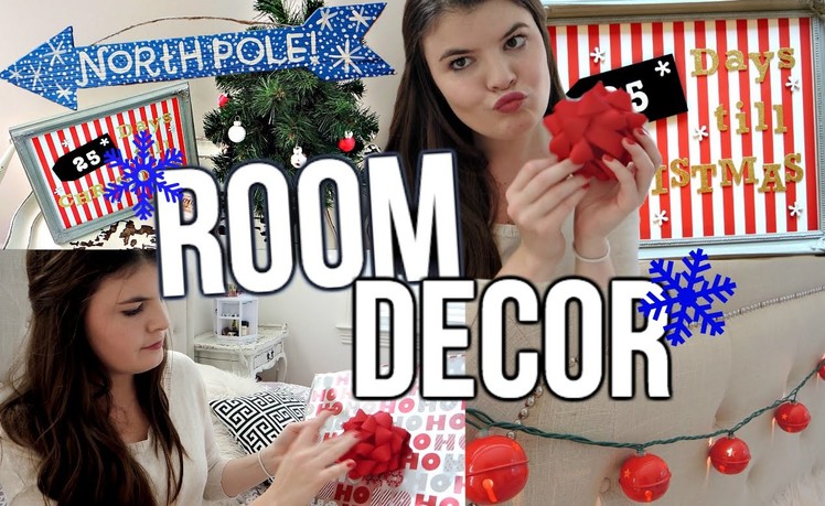DIY Inexpensive Holiday Room Decor!!