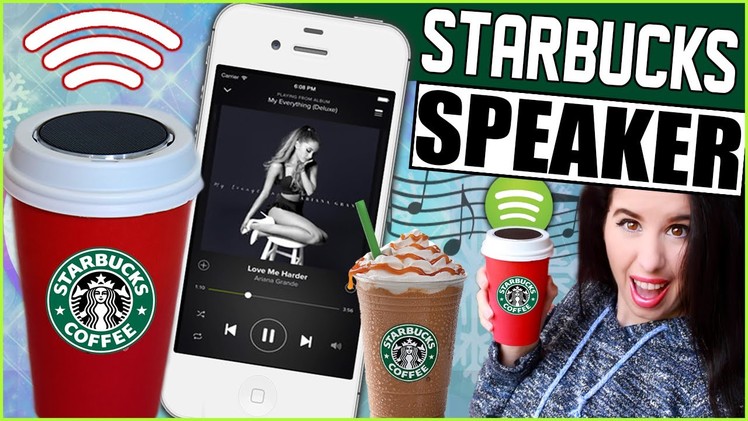 DIY Starbucks Bluetooth Speaker! | Make A Starbucks Cup Into A Sound System! | Starbucks Speaker!