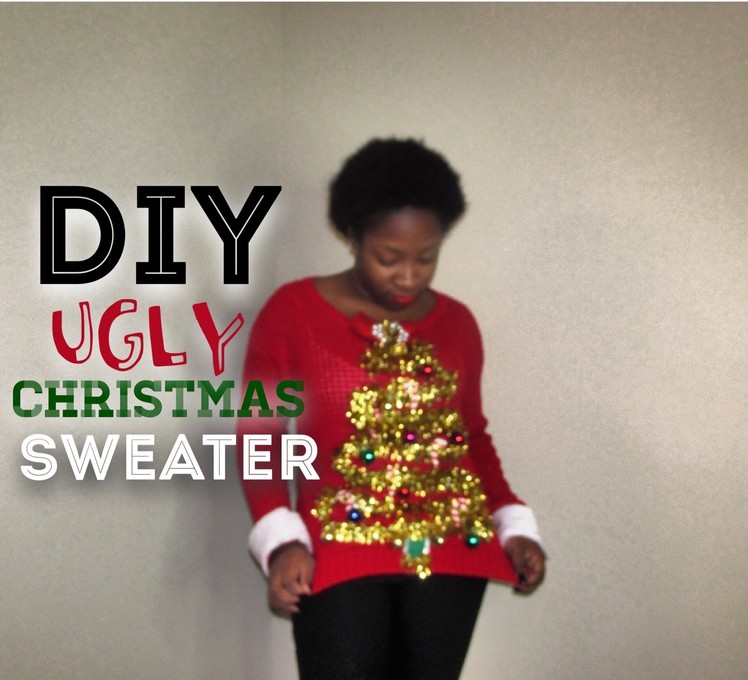 DIY Ugly Christmas Sweater 2014