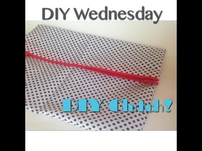 DIY Wednesday | No- Sew Clutch!