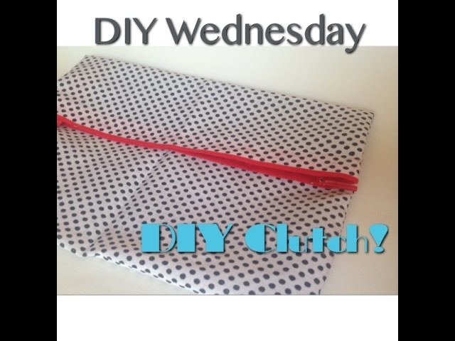 DIY Wednesday | No- Sew Clutch!