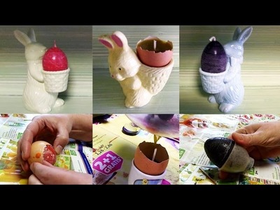 Easter DIY - 3 different egg candles