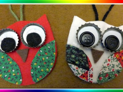 Easy Owl Christmas Ornaments