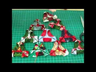 Fabric Origami Christmas tree