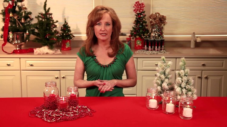 Holiday Tradition of Candles in Jars : Christmas Decorating 101