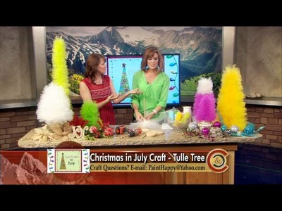 Holly Peppin Crafts - Tulle Christmas Trees