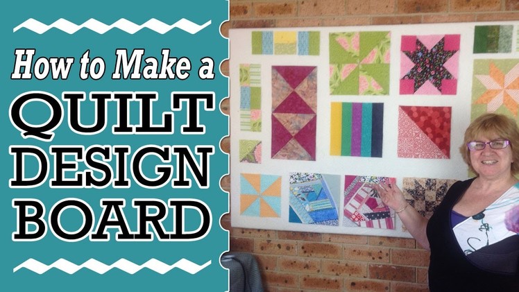 How to Make a Quilt Block Design Board - DIY Tutorial