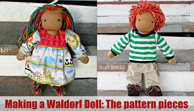 How to make a Waldorf Doll: Tracing & sewing the pattern pieces | Classic Sami Doll Pattern | Part 2