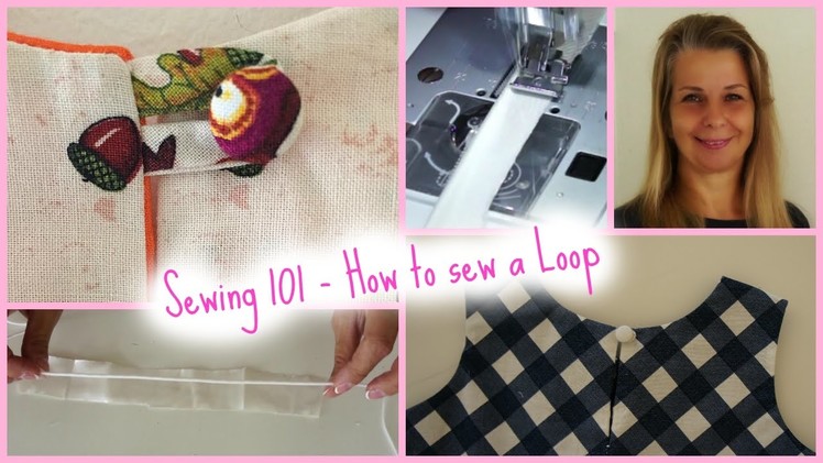 How to sew a Rouleaux Loop - Sewing Workshop