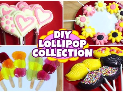 Lollipop Recipe Collection | 4 Amazing DIY Candy Treats | Quick and Easy Recipes