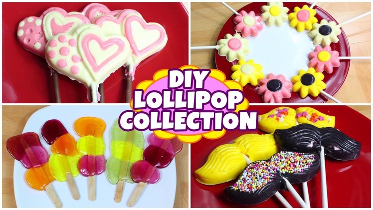 Lollipop Recipe Collection | 4 Amazing DIY Candy Treats | Quick and Easy Recipes