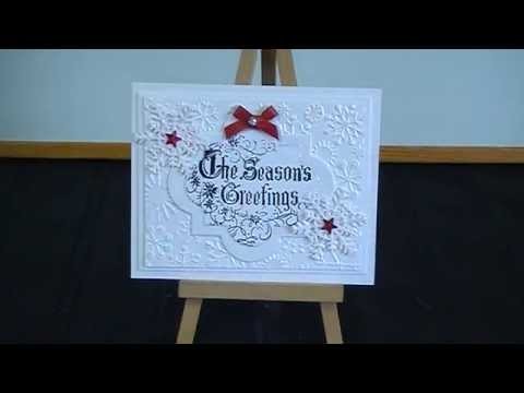 My handmade Christmas cards for a Challenge on UK-Irelandcraftswaps group
