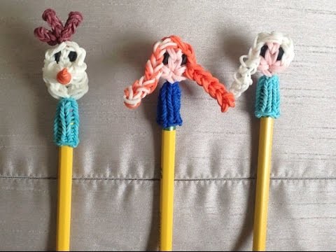 Rainbow Loom Star Pencil Topper Loom Bands