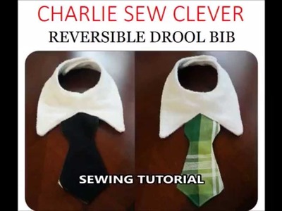 Reversible Necktie Drool Bib Sewing Tutorial