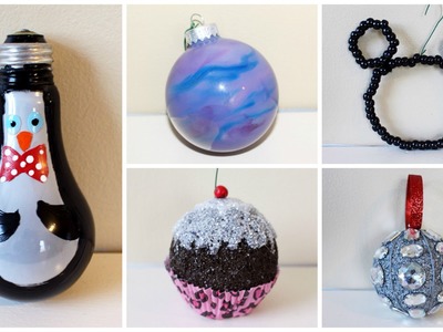 SEVEN CHEAP AND EASY DIY CHRISTMAS ORNAMENTS | 2015