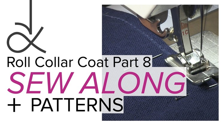 Sewing a Coat, A Sew Along. Part 8, Stitching the Darts
