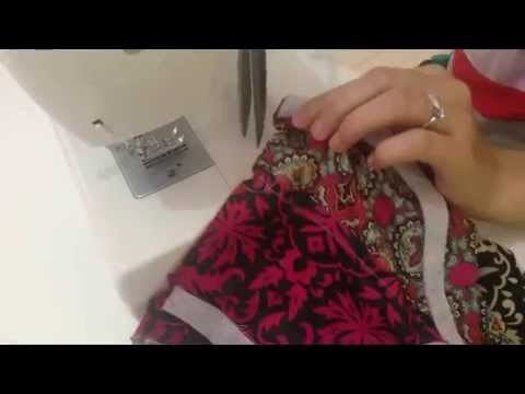 Sewing a kameez.kurti- 1. Making a neckline