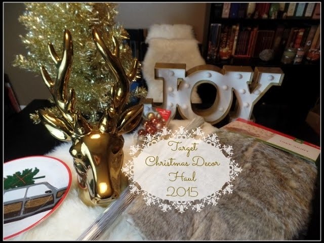 Target Christmas Home Decor 2015 Haul Video