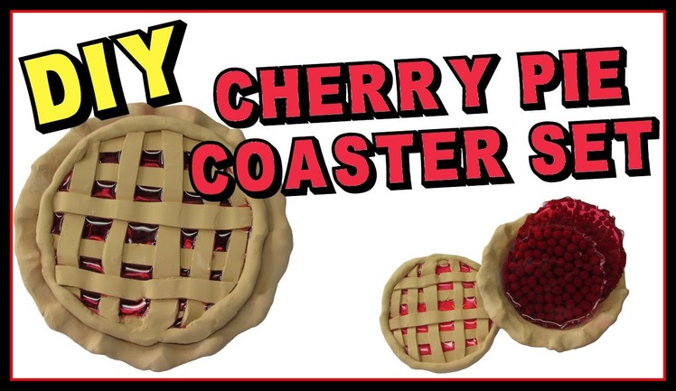 Cherry Pie Coaster DIY ~ Another Coaster Friday Craft Klatch