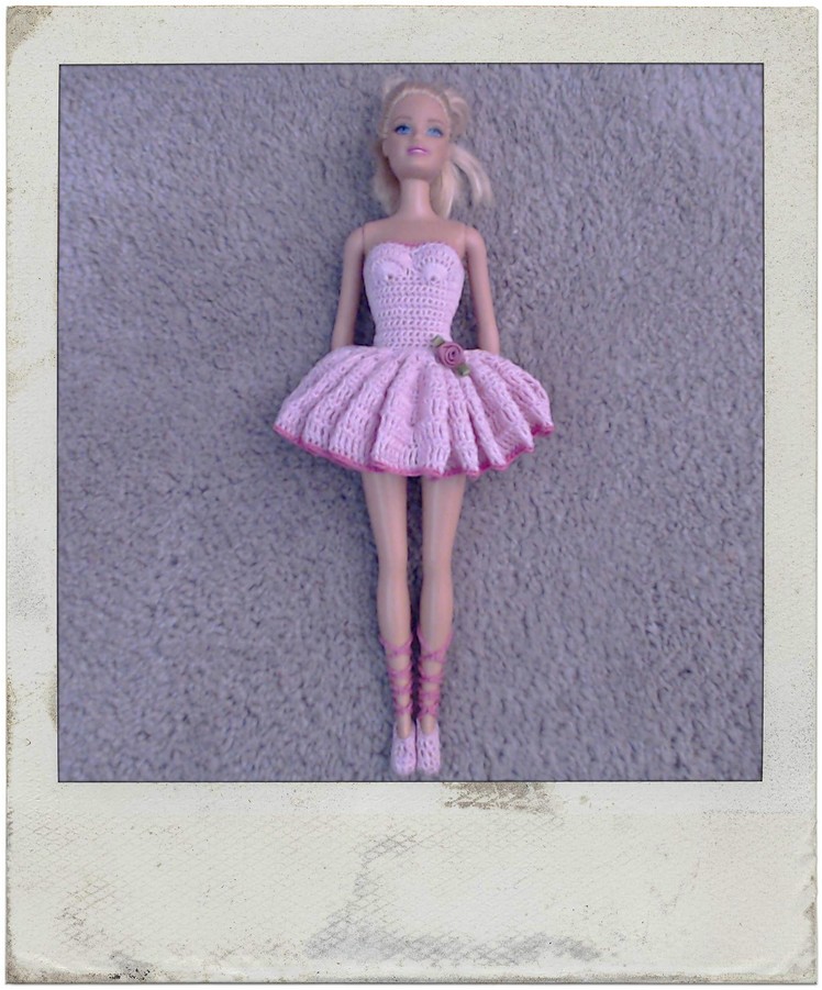 Crochet - Barbie's Ballerina Tutu & Slippers