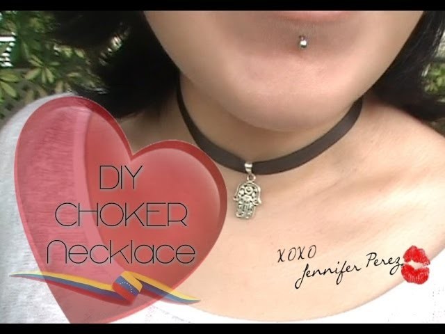 DIY Choker Necklace ~ Hamsa & Tree of Life :::.  Jennifer Perez of Mystic Nails ☆