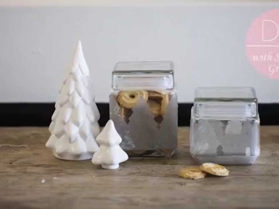 DIY: Cookie jar with decoupage by Søstrene Grene