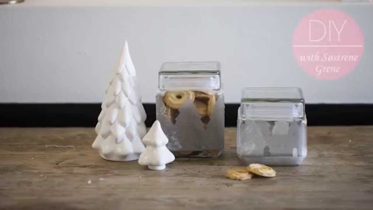 DIY: Cookie jar with decoupage by Søstrene Grene