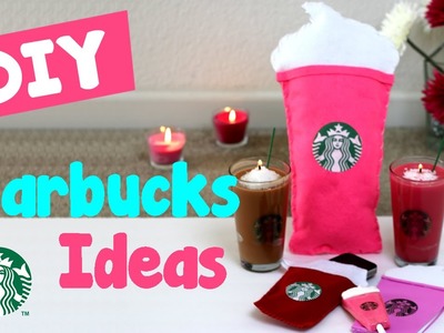 DIY Crafts: 5 Easy Starbucks DIY Ideas (Phone Case, Pillow, Candles, Notebook, Pen)