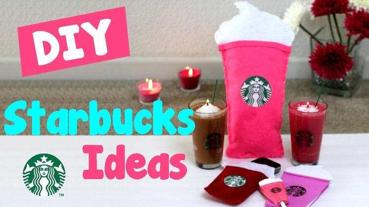 DIY Crafts: 5 Easy Starbucks DIY Ideas (Phone Case, Pillow, Candles, Notebook, Pen)