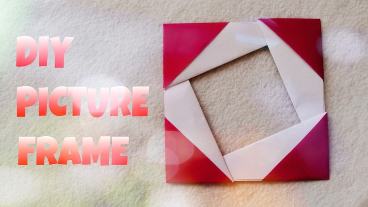 DIY - Photo Frame Handmade - Picture Frame Making With Paper