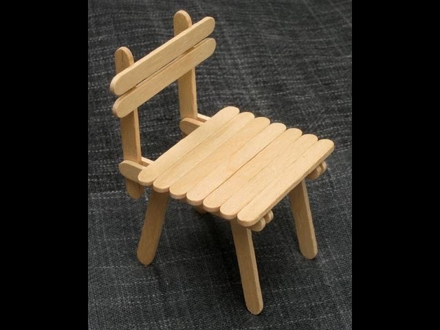 DIY - Popsicle Stick Chair - Craft For Kid