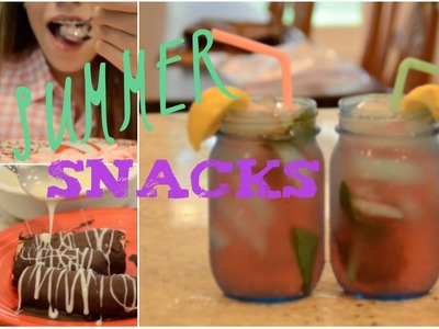 DIY: Quick and Easy Summer Snacks!