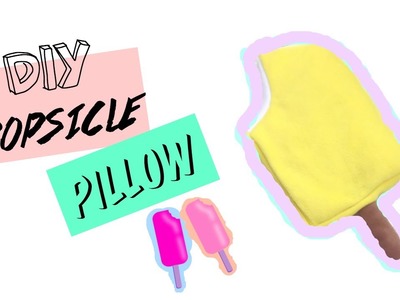 DIY Room Decor • Popsicle Pillow (No Sew) • heartcindy