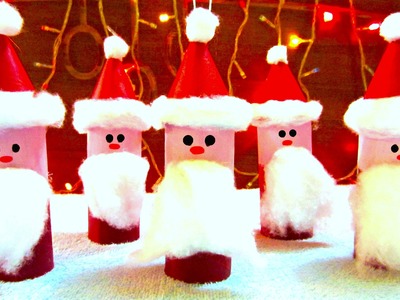 DIY Santa Claus Christmas Ornaments