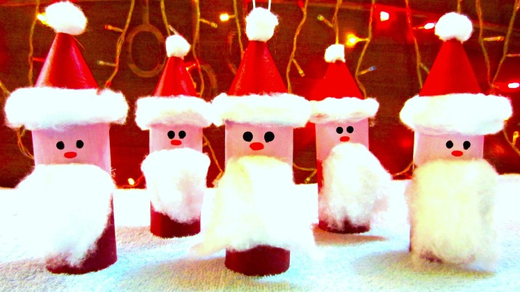 DIY Santa Claus Christmas Ornaments