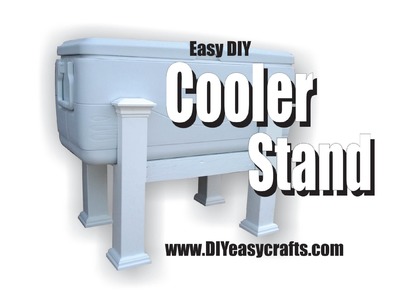 Easy DIY Cooler Stand how to video