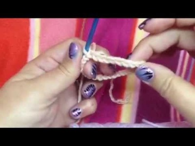 Easy method to join a crochet chain with a slipstitch