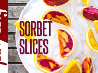 Grapefruit Sorbet Slices - Fun DIY