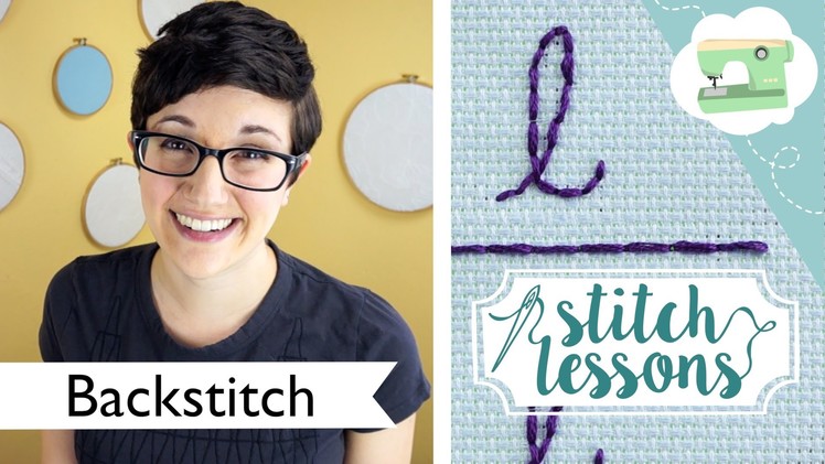 Hand Sewing Backstitch (Stitch Lessons)