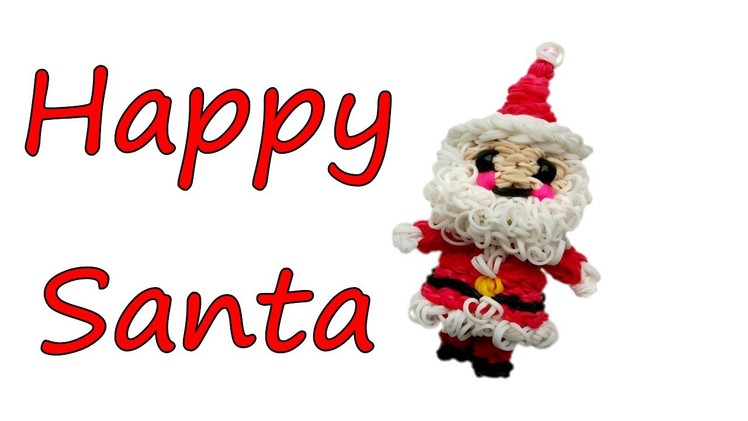 Happy Santa Claus Tutorial by feelinspiffy (Rainbow Loom)