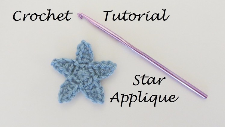 How to Crochet a Star Applique