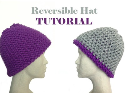 How to Loom Knit a Reversible Hat (DIY Tutorial)
