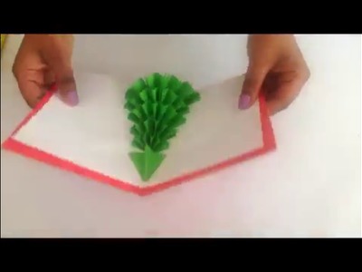 How to make a 3D Christmas Tree Pop-Up Card