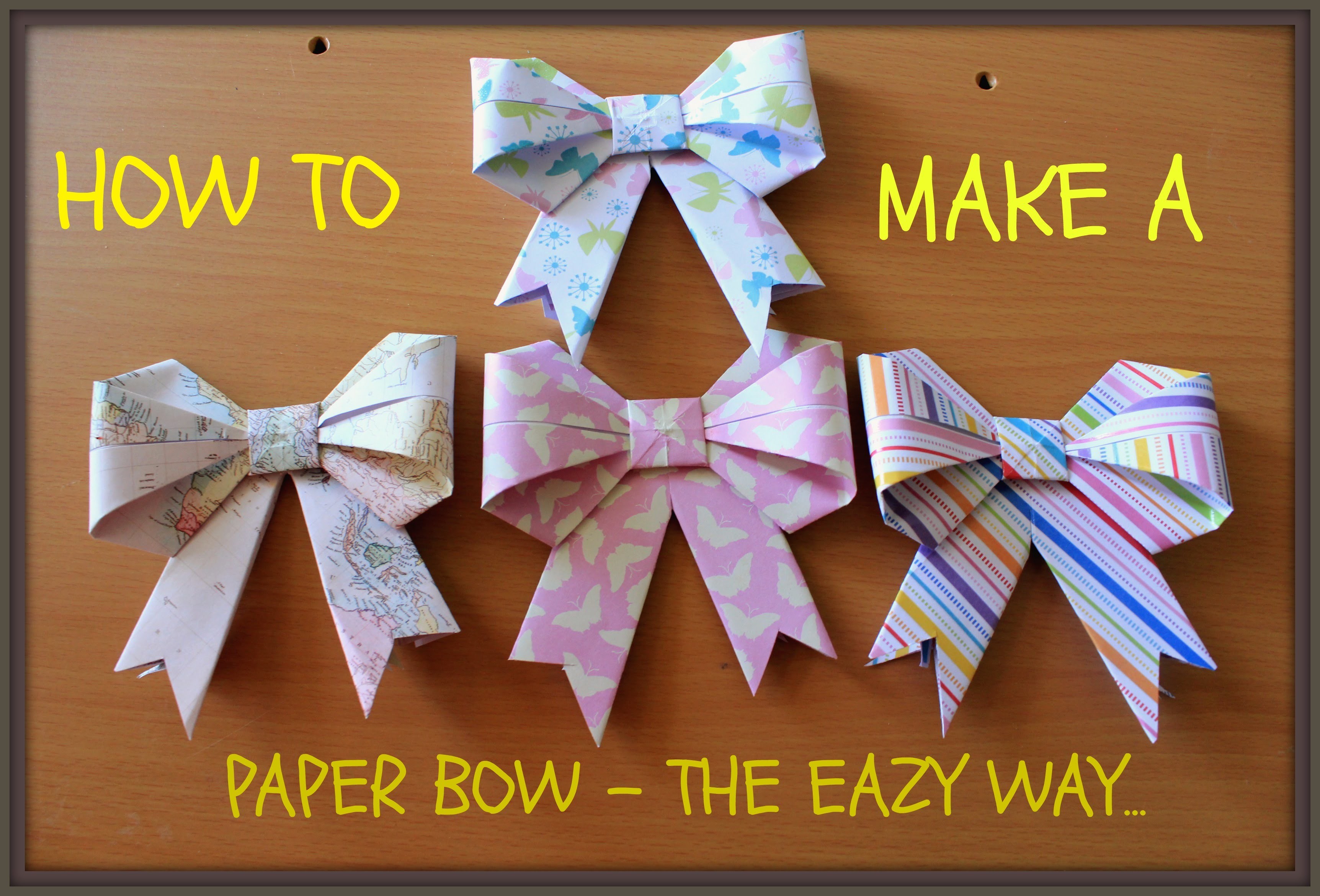 How To Make A Paper Christmas Bow at Jeanette Pederson blog