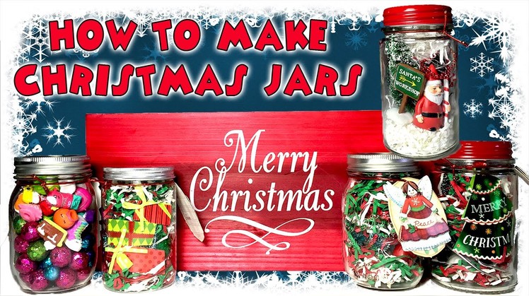 How to make CHRISTMAS HOLIDAY JARS | Kid Crafts | KidToyTesters