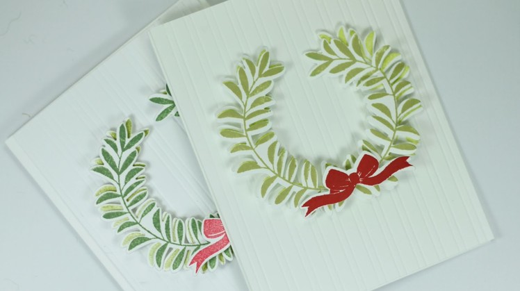 How to Make Clean & Simple Christmas Cards
