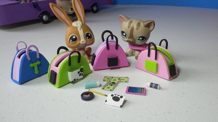 How to Make LPS Purses Handbags Plus Accessories: Doll DIY