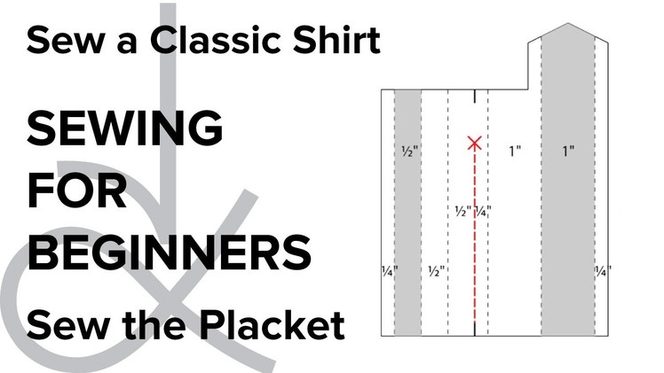How to Sew a Shirt Sleeve Placket, Sewing for Beginners Part 8